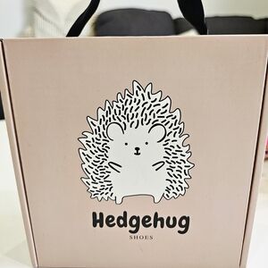 White Infant Hedgehug Shoes
